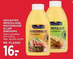 MENY GRAASTEN REMOULADE, MAYONNAISE ELLER DRESSING tilbud