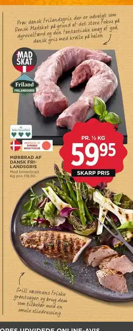 MENY MØRBRAD AF DANSK FRILANDSGRIS tilbud