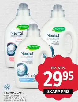 MENY NEUTRAL VASK tilbud