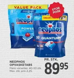 MENY NEOPHOS OPVASKETABS tilbud
