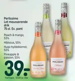 REMA 1000 Perlissimo Let mousserende drik 75 cl. Ex. pant tilbud