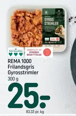 REMA 1000 REMA 1000 Frilandsgris Gyrosstrimler tilbud