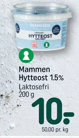 REMA 1000 Mammen Hytteost 1.5% tilbud