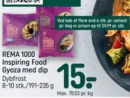 REMA 1000 REMA 1000 Inspiring Food Gyoza med dip tilbud