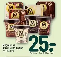 REMA 1000 Magnum is 3-pak eller bæger tilbud