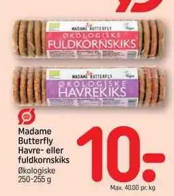 REMA 1000 Madame Butterfly Havre- eller fuldkornskiks tilbud