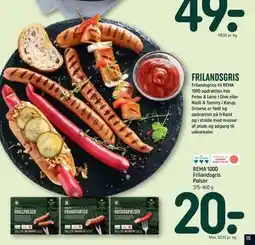 REMA 1000 REMA 1000 Frilandsgris Pølser tilbud