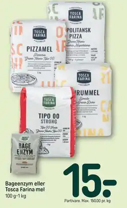 REMA 1000 Bageenzym eller Tosca Farina mel tilbud