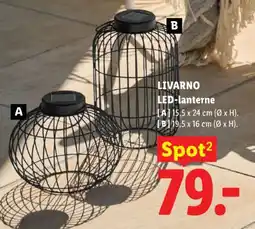 Lidl Livarno Led-lanterne tilbud