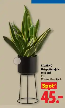 Lidl Livarno Urtepotteskjuler med stel tilbud