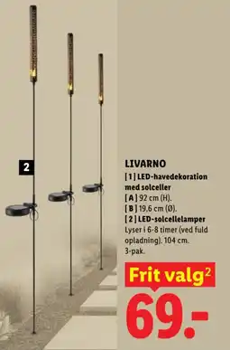 Lidl LED-solcellelamper tilbud