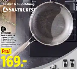 Lidl Silvercrest Pande af rustfrit stål tilbud