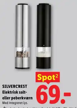 Lidl Silvercrest Elektrisk salt- eller peberkværn tilbud