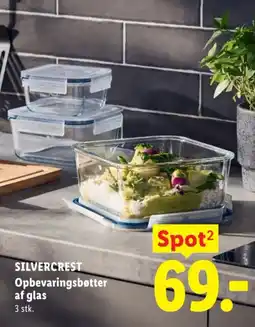 Lidl Silvercrest Opbevaringsbøtter af glas tilbud