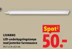 Lidl Livarno LED-underbygningslampe med justerbar farvenuance tilbud