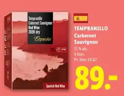 Lidl Tempranillo Cabernet Sauvignon tilbud