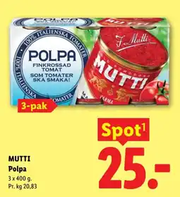 Lidl Mutti Polpa tilbud