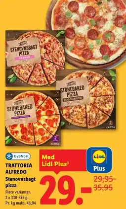 Lidl Trattoria Alfredo Stenovnsbagt pizza tilbud
