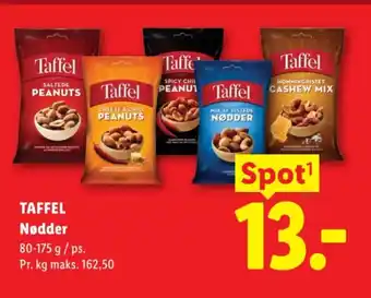 Lidl Taffel Nødder tilbud