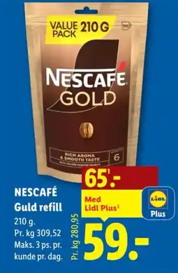Lidl Nescafé Guld refill tilbud