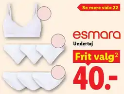 Lidl esmara Undertøj tilbud