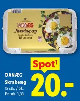 Lidl DANÆG Hverdagsæg (15 stk.) tilbud