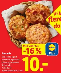 Lidl Focaccia tilbud