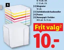 Lidl CRELANDO magneter og notes tilbud
