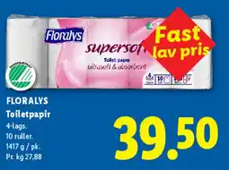Lidl Floraly's Toiletpapir tilbud