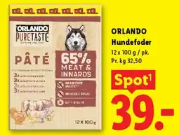 Lidl Orlando Hundefoder (vådfoder) 12 x 100 g tilbud
