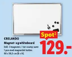 Lidl Crelando Magnet- og whiteboard tilbud