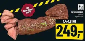 Løvbjerg Oksemørbrad 1,4-,1,8 kg tilbud