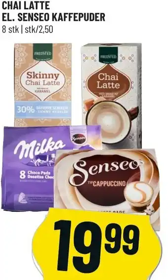 Løvbjerg Chai Latte El. Senseo Kaffepuder tilbud