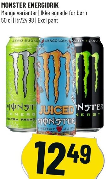 Løvbjerg Monster Energidrik tilbud