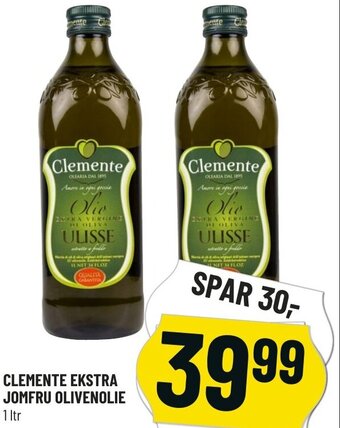 Clemente Ekstra Jomfru Olivenolie 1 Ltr