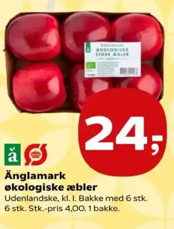 Kvickly Änglamark økologiske æbler tilbud