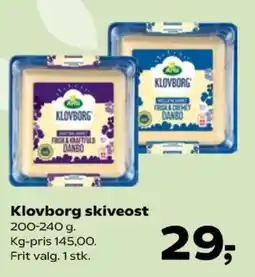 Kvickly Klovborg skiveost tilbud