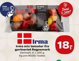 Kvickly Irma mix tomater fra gartneriet Regnemark tilbud