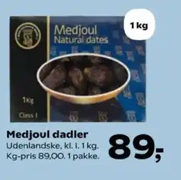 Kvickly Medjoul dadler tilbud