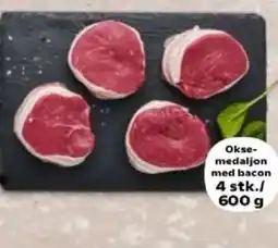 Kvickly Oksemedaljon med bacon tilbud