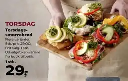 Kvickly Torsdags- smørrebrød tilbud