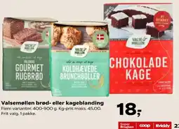 Kvickly Valsemøllen brød- eller kageblanding tilbud