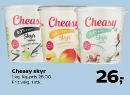 Kvickly Cheasy skyr tilbud