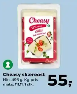 Kvickly Cheasy skæreost tilbud