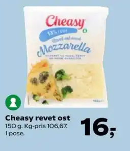 Kvickly Cheasy revet ost tilbud