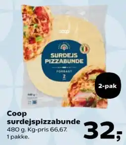 Kvickly Coop surdejspizzabunde tilbud