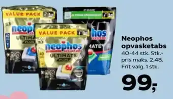 Kvickly Neophos opvasketabs tilbud