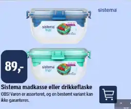 Føtex Sistema madkasse eller drikkeflaske tilbud