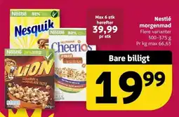Løvbjerg Nestlé morgenmad tilbud