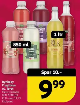 Løvbjerg Rynkeby Frugtbrus el. Tørst tilbud